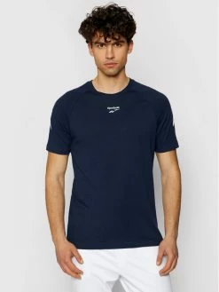 Reebok Άνδρες T-shirts T-Shirt Classics Vector GJ6090 Σκούρο μπλε Regular Fit