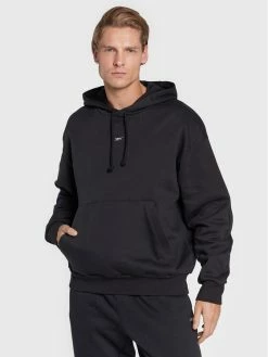 Reebok Άνδρες Μπλούζες Χωρίς Φερμουάρ Μπλούζα Wardrobe Essentials HM3120 Μαύρο Loose Fit