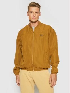 Reebok Άνδρες Μπουφάν Bomber Μπόμπερ μπουφάν Classics Back Vector GS9136 Καφέ Relaxed Fit