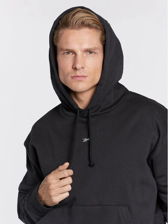 Reebok Άνδρες Μπλούζες Χωρίς Φερμουάρ Μπλούζα Wardrobe Essentials HM3120 Μαύρο Loose Fit 4 Reebok Άνδρες Μπλούζες Χωρίς Φερμουάρ Μπλούζα Wardrobe Essentials HM3120 Μαύρο Loose Fit - Image 4