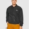 Reebok Άνδρες Μπουφάν Bomber Μπόμπερ μπουφάν Classics Back Vector GV3487 Μαύρο Relaxed Fit