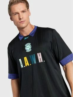 Reebok Άνδρες Μπλουζάκια Τεχνικά Φανελάκι τεχνικό Classics Football HI4578 Μαύρο Relaxed Fit -Reebok Classic Εκπτώσεις unnamed file 742