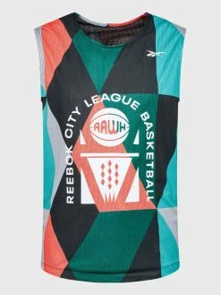 Reebok Άνδρες Tank Tops Tank Top City League HK2981 Μαύρο Relaxed Fit