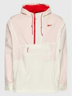 Reebok Άνδρες Μπουφάν Anorak Vector HH8369 Μπεζ Relaxed Fit