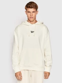 Reebok Άνδρες Μπλούζες Χωρίς Φερμουάρ Μπλούζα Classics Small Vector HG1595 Μπεζ Oversize