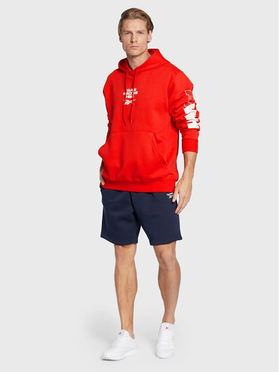 Reebok Άνδρες Μπλούζες Χωρίς Φερμουάρ Μπλούζα Classics Football Energy HG1606 Κόκκινο Loose Fit 2 Reebok Άνδρες Μπλούζες Χωρίς Φερμουάρ Μπλούζα Classics Football Energy HG1606 Κόκκινο Loose Fit - Image 2